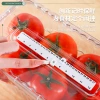 PET transparent refrigerator storage box with handle, fresh-keeping box, vegetable and fruit storage box, freezer box Application Scenario